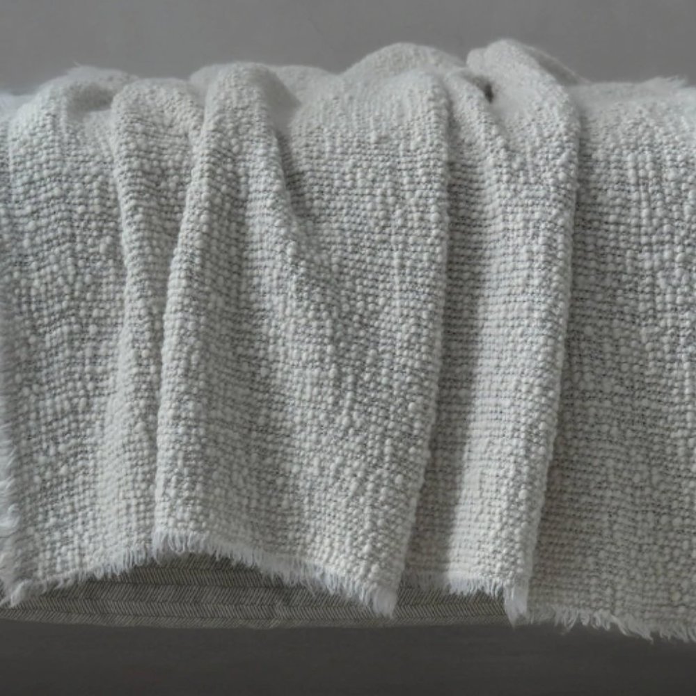 Society Limonta Wooly Plaid Throw NWT